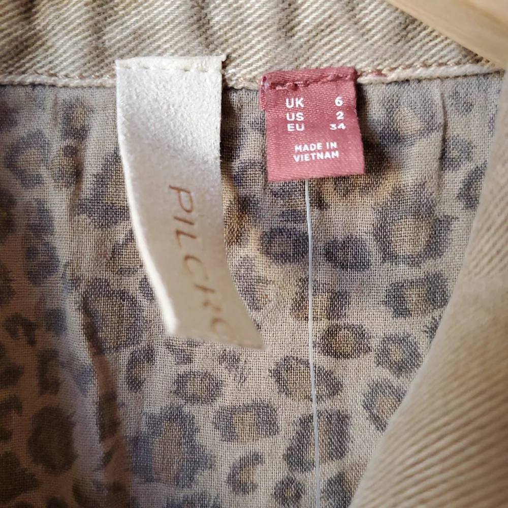 Anthropologie Utility Button Front Belted Mini Dress - Picture 6 of 8